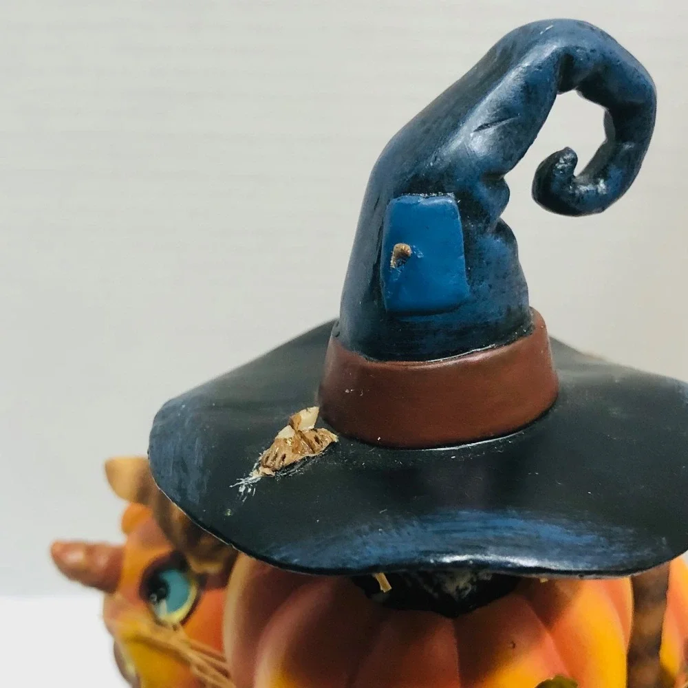 VTG Halloween Cat-O-Lantern Blow Mold Charles Wysocki Numbered Kitty Kitten Mice